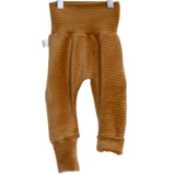 Sarouel jersey velours camel