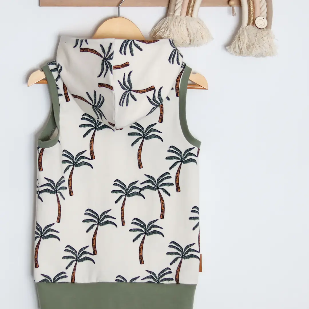 sweat capuche sans manches