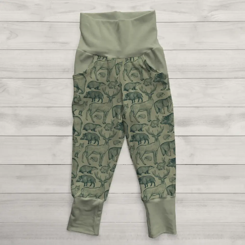 Jogging animaux syas (1000 × 1000 px) - comp Jogging animaux forêt vert gris