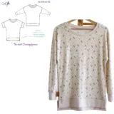 Tee shirt ample femme photo et schema (1200 × 1200 px)-1200 webp comp Tee shirt ample femme photo et schema