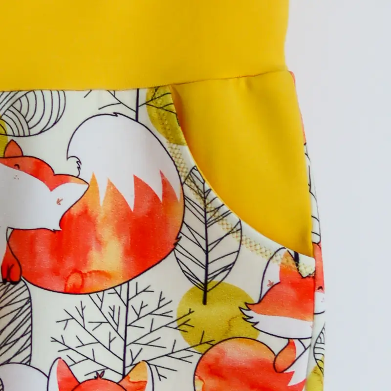 Jogging imprimé renards avec poches