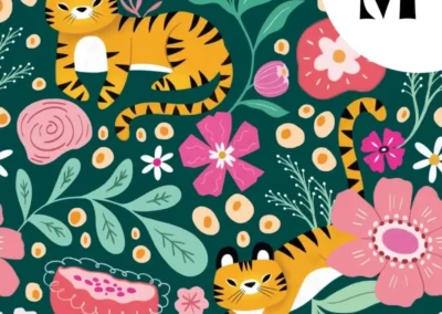 Jersey Tigres et Fleurs
